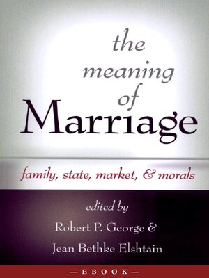 cover image of The Meaning of Marriage